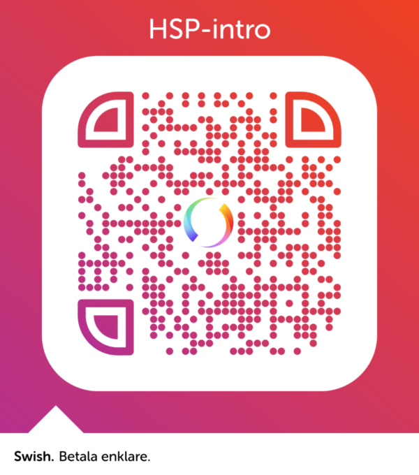 QR-kod till introduktionskursen om det högkänsliga personlighetsdraget